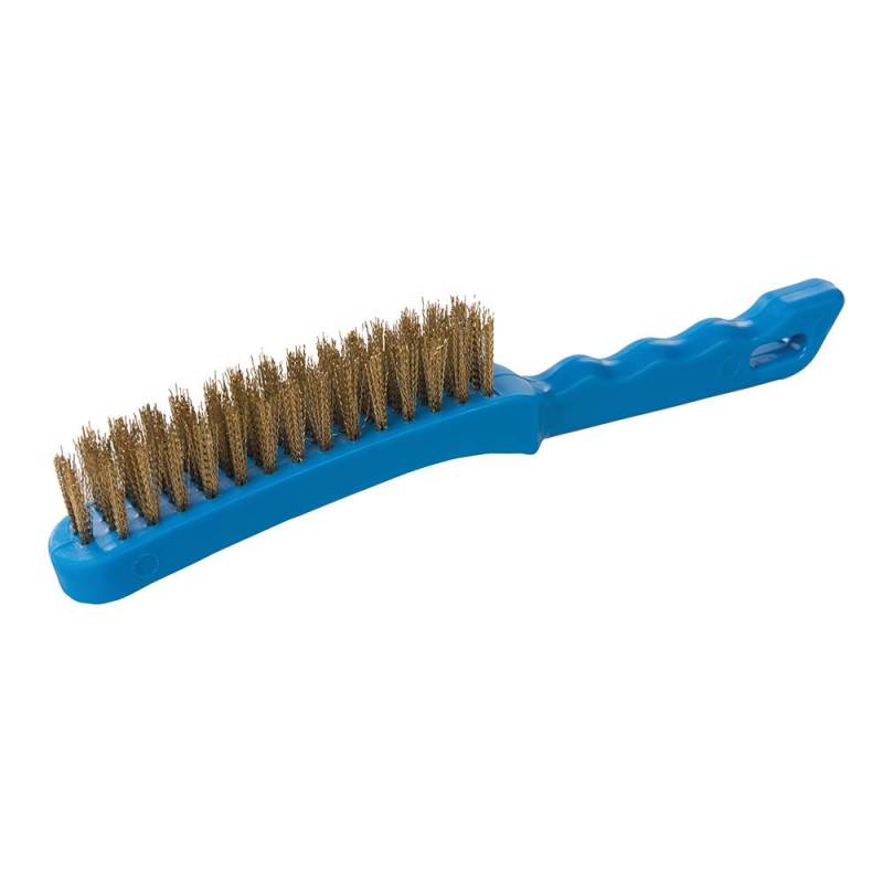 Brosse plastique à poils laitonnés - 4 rangs à Bon Prix sur lecoindumecano.fr