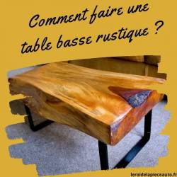 Comment faire une table basse rustique | Outils Silverline