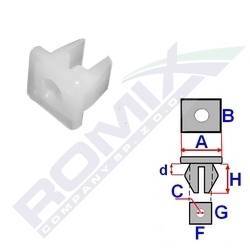 Clips de montage divers modèles Lancia | 25 Pcs | OE 14215480