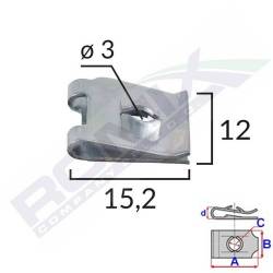 Clips de montage Alfa Romeo 166 | OE 14368974 | 25 Pcs photo 2