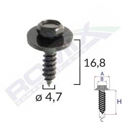 Vis pare-chocs moulures Chevrolet Captiva 2006 à 2015 photo 2