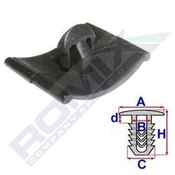 Clips Isolation du capot Opel Ascona C 1981 à 1988 | OE 1162488 | 10 Pcs