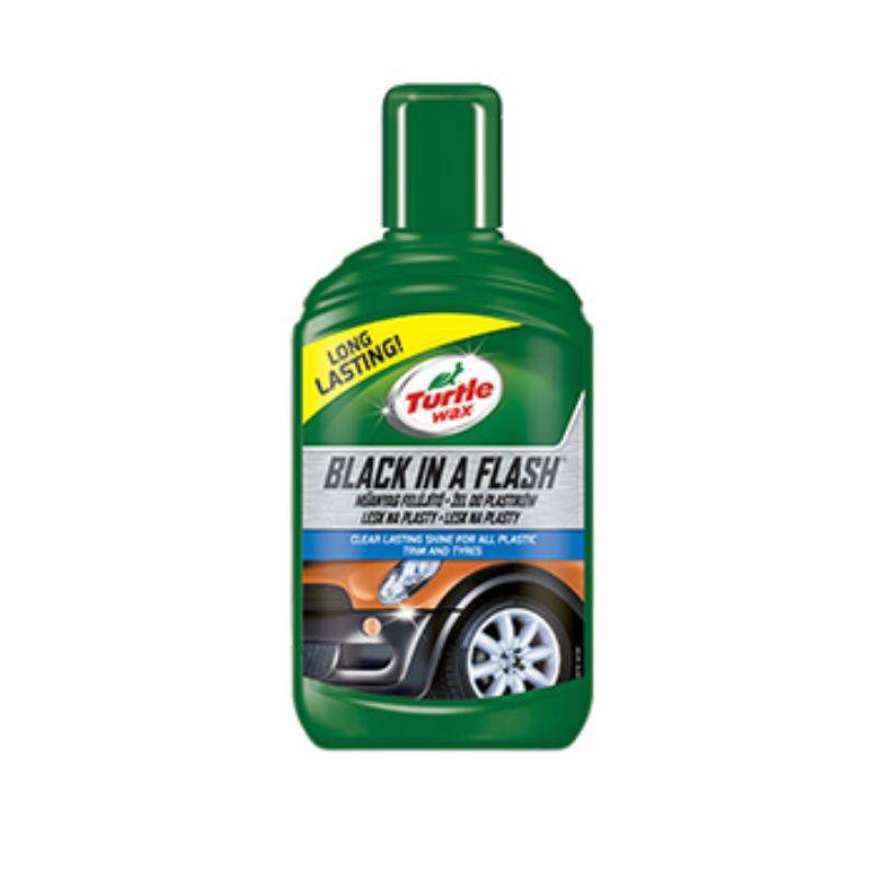 Turtle Wax Gel de rénovation en plastique Black In A Flash