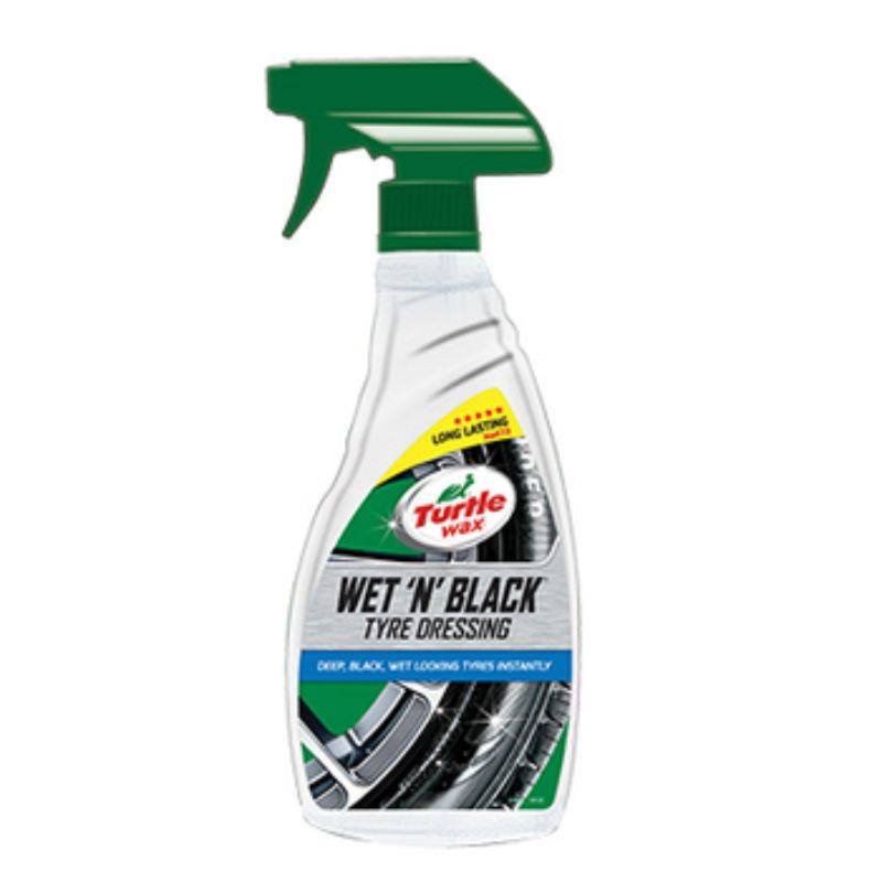 Turtle Wax Liquide de rénovation de pneus Wet'n'Black