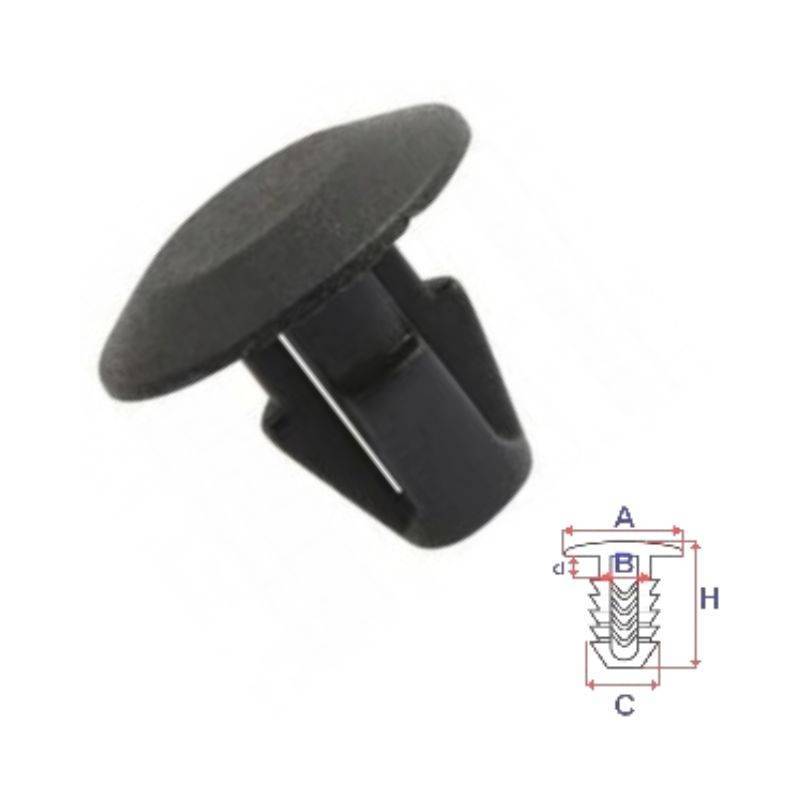 Clips joints de porte Alfa Romeo GTV de 1998 à 2005 | 25 Pcs | OE 7677865