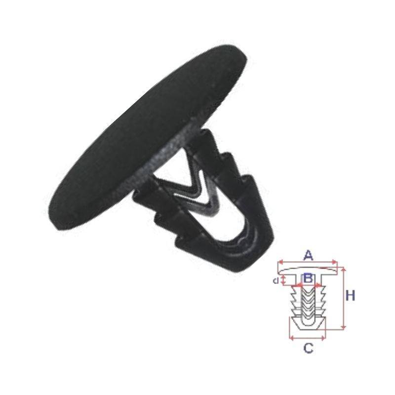 Clips compartiment moteur Alfa Romeo  156 | 10 Pcs | OE 7560860