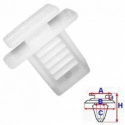 Clips fixation des baguettes de seuil Fiat Multipla | 10 Pcs | OE 46459200