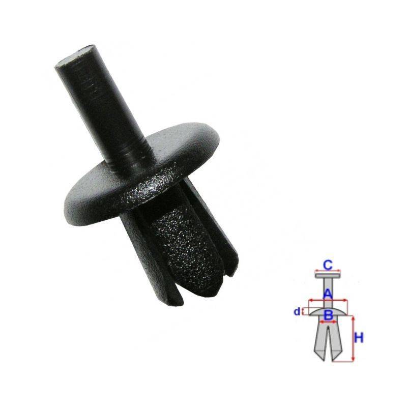 Rivet application multiple Lancia Dedra (835) 1990 à 1999 | OE 5988006 | 25 Pcs