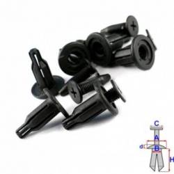 Clips fixation pare-chocs Hyundai Elantra 2000 à 2006 | OE 8615737000 | 10 Pcs