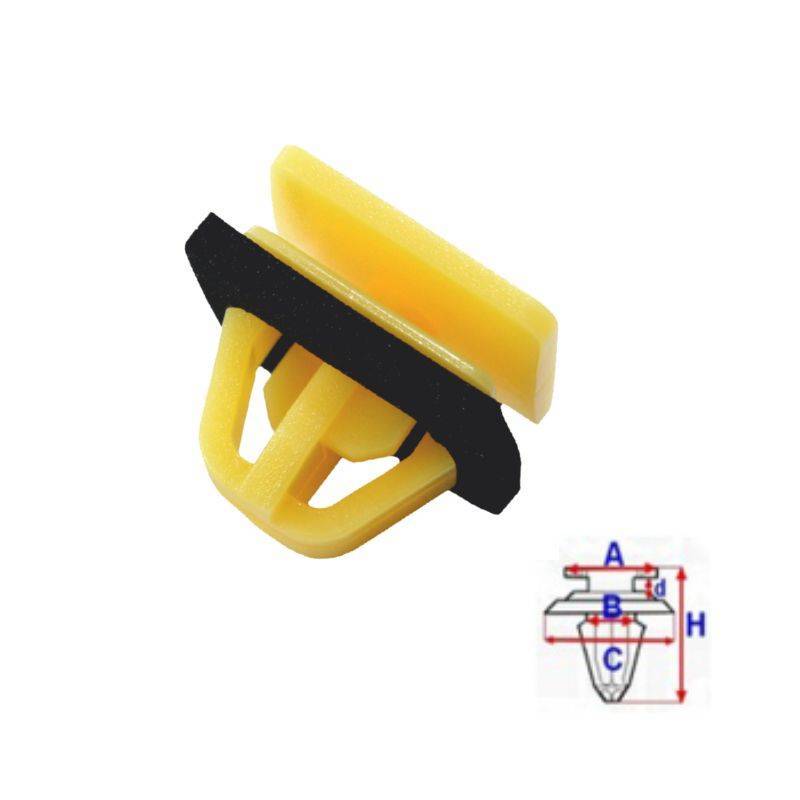 Clips garniture extérieures Chevrolet Aveo 2003 à 2014 | OE 877583D000 | 10 Pcs