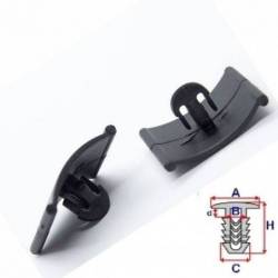 Clips Isolation du capot Opel Agila (H00) 2000 à 2008 | OE 1162488 | 10 Pcs