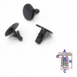 Clips joint de capot Mazda 3 (BL) de 2009 à 2013 | OE J00156741 | 10 Pcs