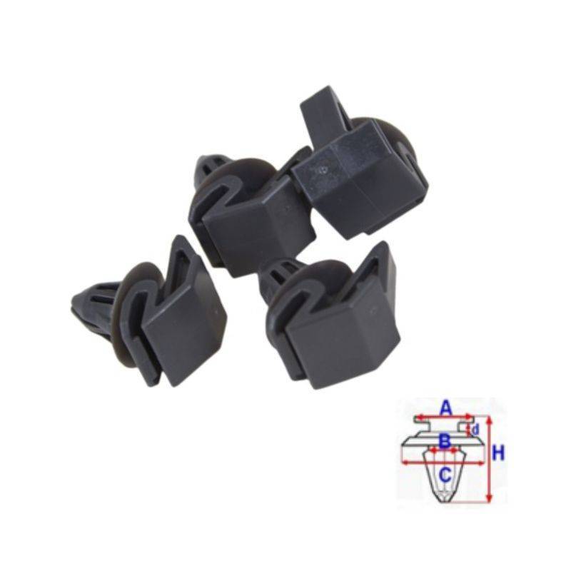 Agrafe moulure bas de caisse Ford Focus après 2018 | OE 1692599 | 10 Pcs