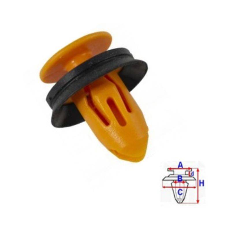 Agrafe garniture de porte Ford C-Max après 2011 | OE 5179085 | 10 Pcs