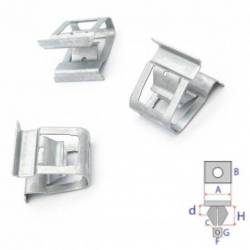 Clips de montage garniture Kia Forte après 2012 | OE 8T0853107 | 10 Pcs