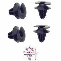 Clips habillages portes Opel Ascona B de 1975 à 1981 | OE 2240587 | 10 Pcs