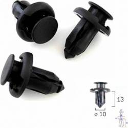 Clips bandes de seuil externes Honda HR-V de 1999 à 2005 | OE 91503SZ3003 | 5 Pcs