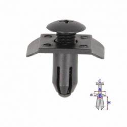 Clips pare-chocs et moulures Hyundai Sonata de 1998 à 2004 | OE 8659334000 | 5 Pcs