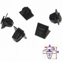 Clips moulures latérales Kia Carnival de 2006 à 2011 | OE 8775638000 | 10 Pcs