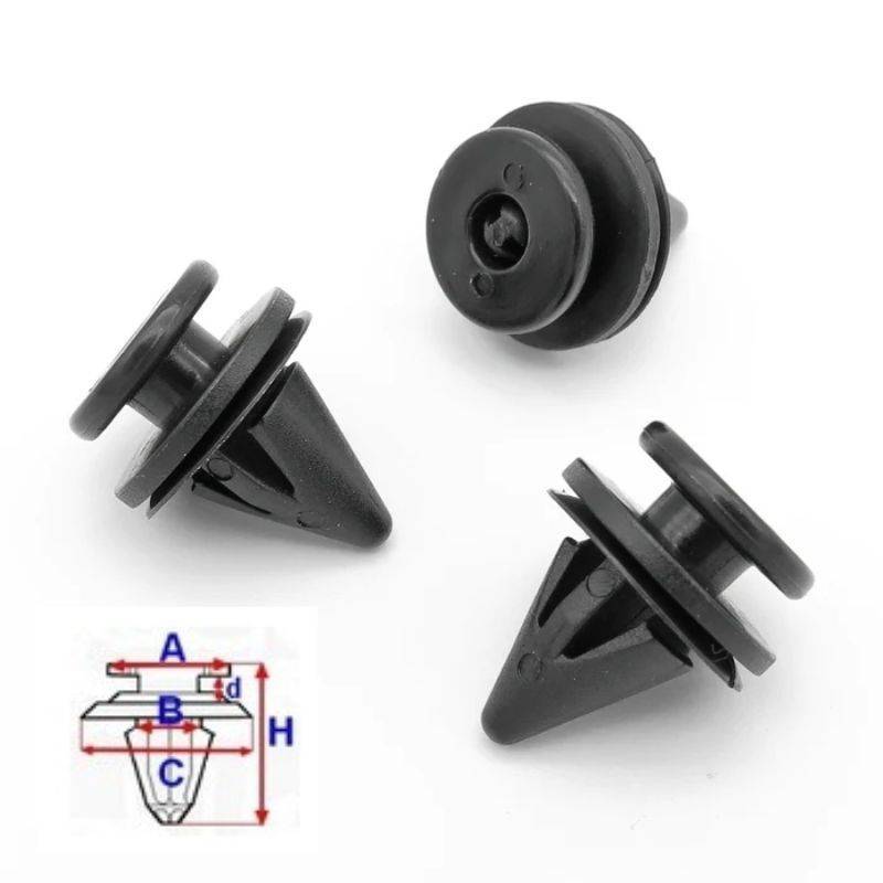 Clips revêtement porte habillage et coffre Volvo XC90 après 2015 | OE 7703077354 | 10 Pcs