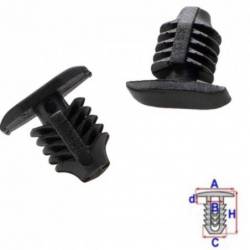 Clips joints de capot moteur Kia Carnival de 2006 à 2011 | OE 864384A100 | 10 Pcs