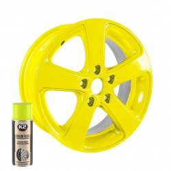 k2 Color Flex jantes peinture-film jaune 400ml