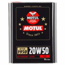 Motul Classic 20W-50 2l Huile minérale Véhicules historiques 104511