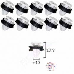 Clips habillage de porte Land Rover Range Rover 2012 à 2017  | OE 9341PF | 10 Pcs