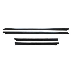 Kit 4 Baguettes latérales noires Audi A4 B5 de 1994 à 2001