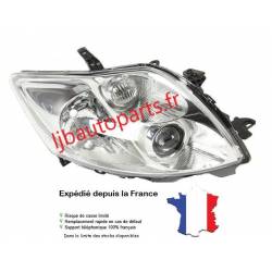 Phare avant côté droit pour Toyota Auris 2007 2010 version électrique chrome type ichikoh H11 HB3 Code OEM 8113012A30