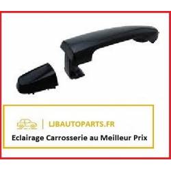 Poignée porte avant droite couleur noir Toyota Rav4 de 2000 à 2005 modèle sans trou de serrure Code OEM 69211-12220-C2