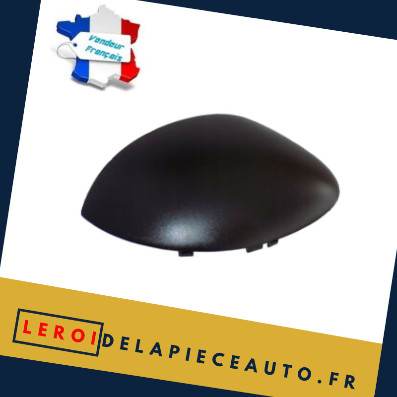 Coque rétroviseur droit couleur noir Peugeot 206+ de 2009 à 2012 OEM 815243