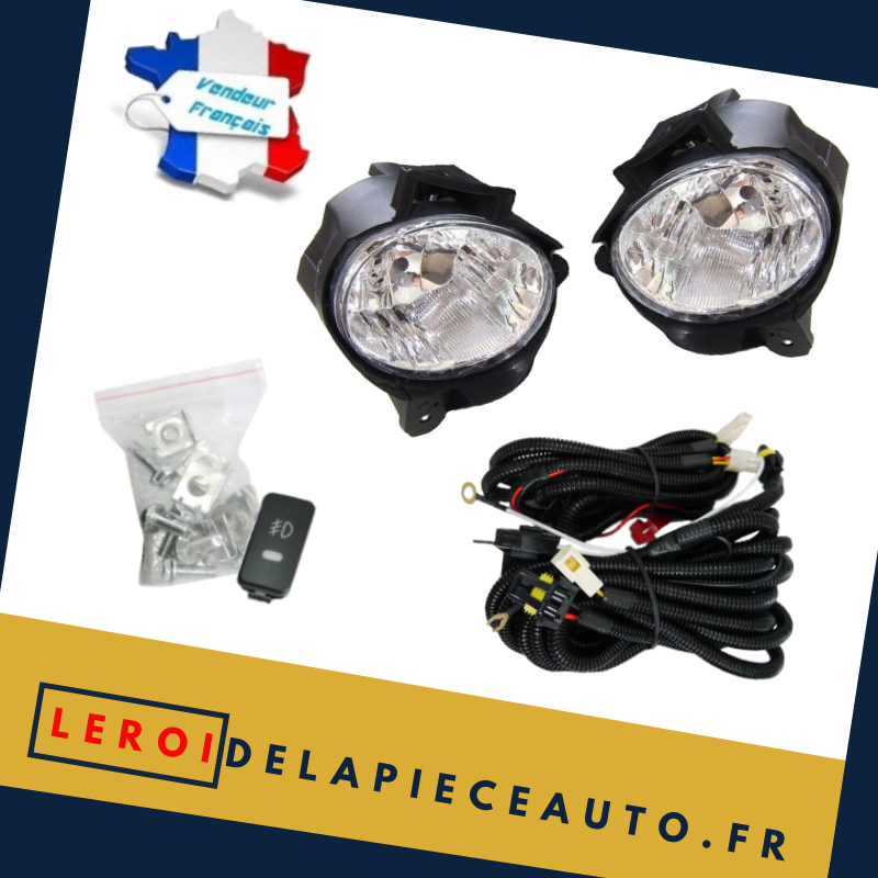 Kit montage Antibrouillard droit + gauche Toyota Hilux 2012 à 2015