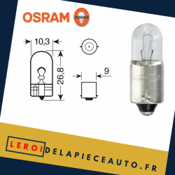 Osram ampoule original line voiture 12V Minixen - 6W - Douille BA9s