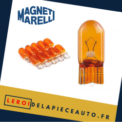 Magneti Marelli X10 ampoules WY5W Jaune - 12V - 5W Douille W2.1x9.5d