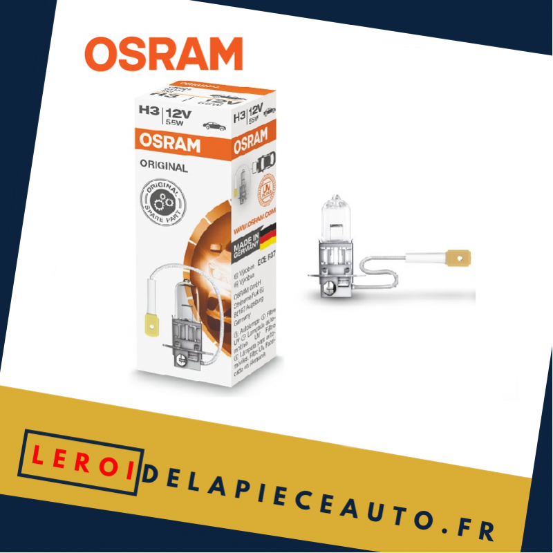 Osram ampoule H3 original line - 12V - 55W Douille PK22s