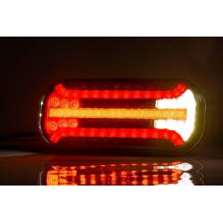 Eclairage gauche remorque LED avec clignotant dynamique + feu antibrouillard photo 4