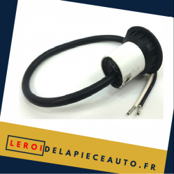 Feu de position LED camion 12V couleur jaune diamètre 27.5 mm photo 2