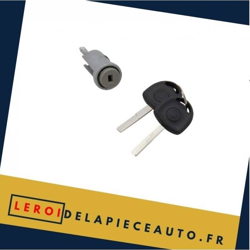 Cylindre de serrure + deux clés Opel Calibra de 1990 à 1997 0913.614