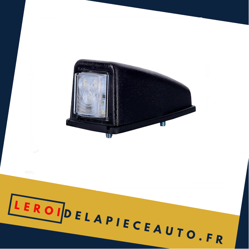 Feu de position LED 12/24V couleur blanc dimensions 47x52x102 mm