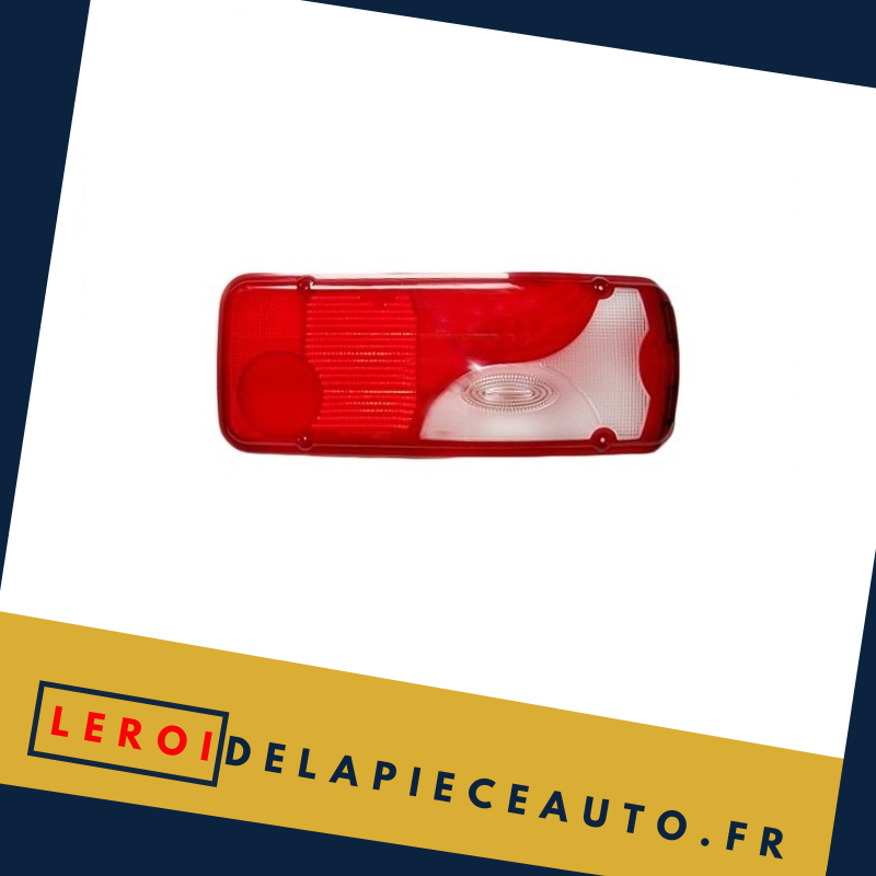 Cabochon de feu arrière droit Mercedes Sprinter II couleur rouge blanc