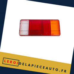 Cabochon feu arrière droit CITROËN JUMPER rouge jaune blanc 130x300 mm