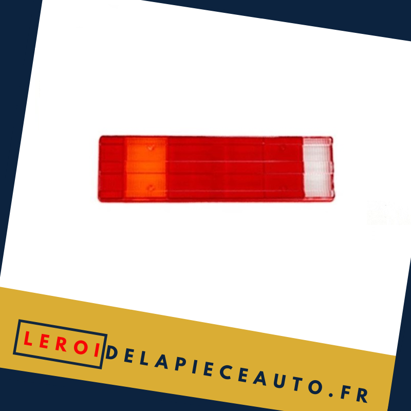 Cabochon de feu arrière Mercedes Sprinter rouge blanc jaune 130x467 mm