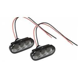 Répétiteurs d'ailes avant 3 LED pour Volkswagen Passat B5 1996 à 2001