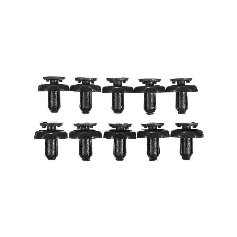 Lot de 10 chevilles de fixation pour Toyota Avensis (T25) de 2003 à 2006