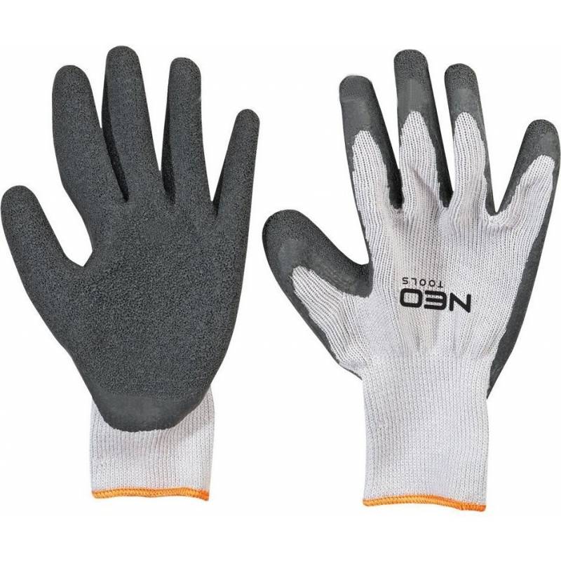 GANTS DE TRAVAIL TRICOTS EN COTON ENDUIT DE LATEX 8 "