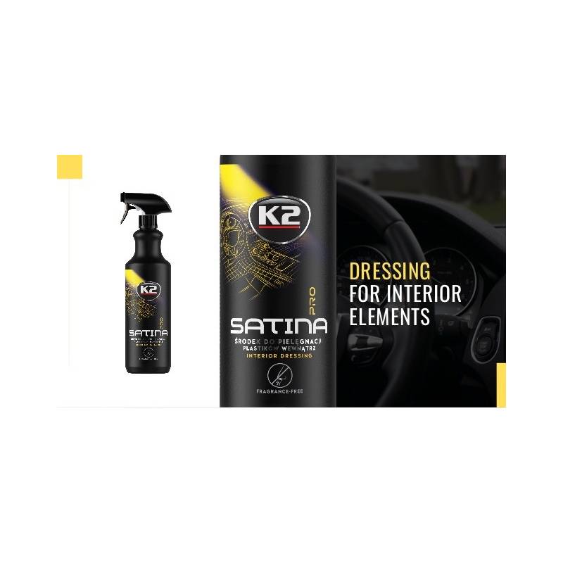 K2 SATINA PRO produit d'entretien plastique intérieur voiture