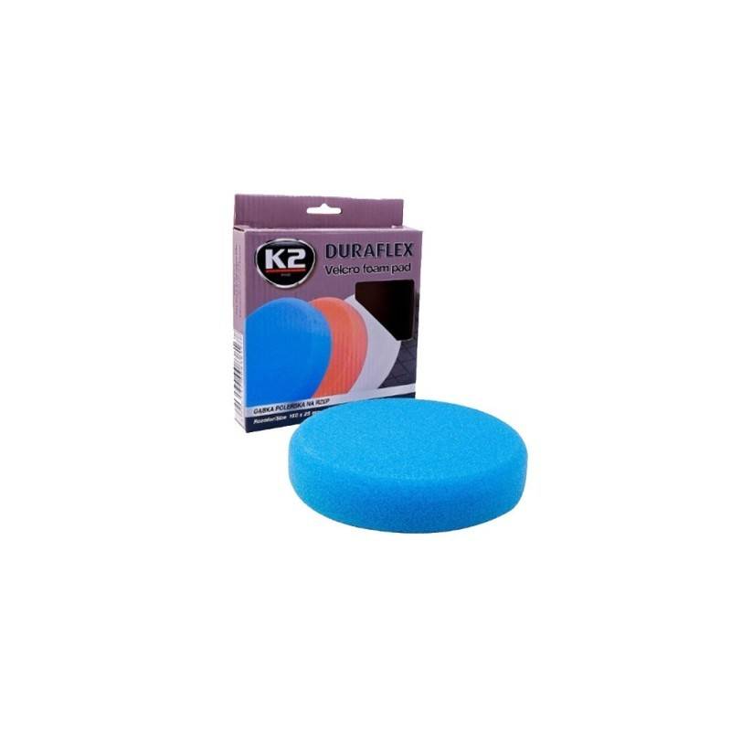 K2 DURAFLEX tampon de polissage tampon en mousse abrasive dure, bleu