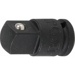 Adaptateur de clé à douille à choc | femelle 6,3 mm (1/4") - mâle 10 mm (3/8") BGS 172