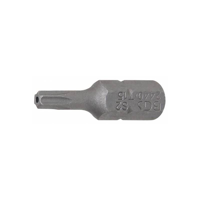 Embout | 6,3 mm (1/4") | profil T (pour Torx) avec perçage T15 BGS 2440